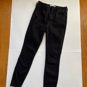 Carly Jean Los Angeles Black ankle jeans